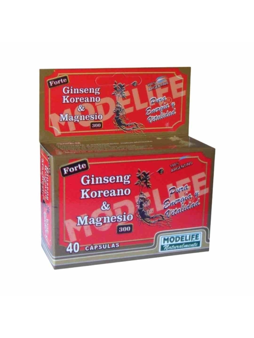 Ginseng Koreano  + Magnesio  x 30 cap - Modelife