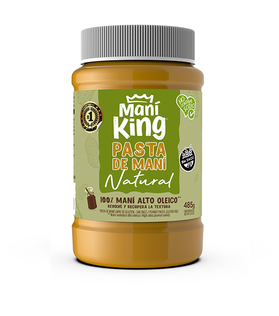 Pasta de mani King Natural x 485 grs,