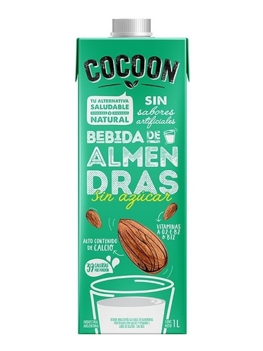 Leche de Almendra Naturalx 160 litro  - COCOON