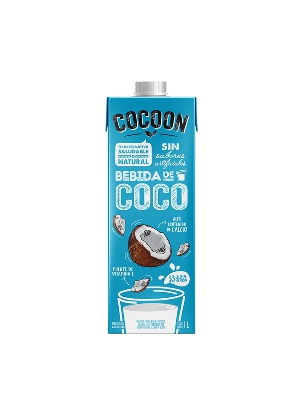 Leche de Coco Natural x 1 litro - COCOON