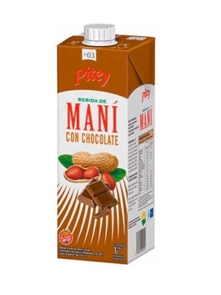 Leche de Mani con Chocolate x 1000 ml  - PITEY