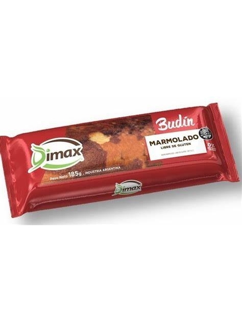 Budin Marmolado -SIN TACC - DIMAX x 185 grs.