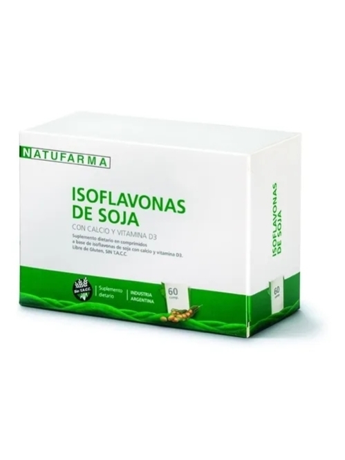 Isoflavonas De Soja 60 Comp. Natufarma Calcio Y Vitamina D3