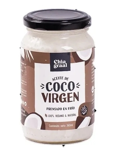 Aceite De Coco Virgen - Chia Graal x 360ml