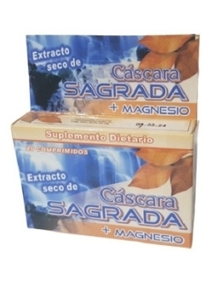 Cascara Sagrada con Magnesio x 20 comp-Modelife