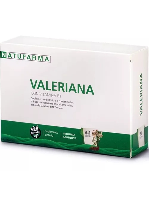 VALERIANA con vitamina B1 - Natufarma x 20 comp