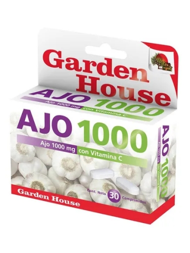 AJO 1000 con Vitamina C - Garden House 30comp