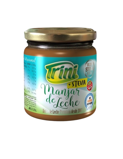 Manjar de Leche sin TACC- Trini + Stevia  x 200g