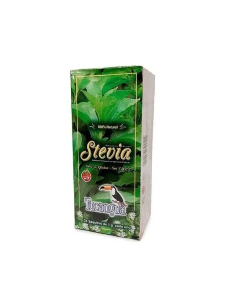 Stevia Tucangua - Sin TACC - Libre de gluten - x 25 saquitos