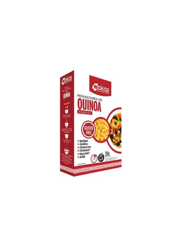 Pasta multicereal con Quinoa- sin TACC- wakas x 250g