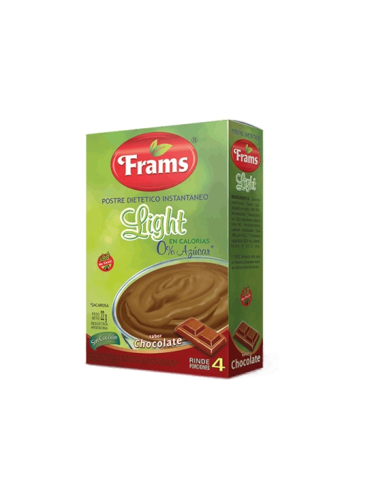 Flan dietetico chocolate Light- Frams 