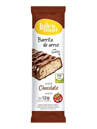 Barrita de arroz Chocolate - Lulemuu 