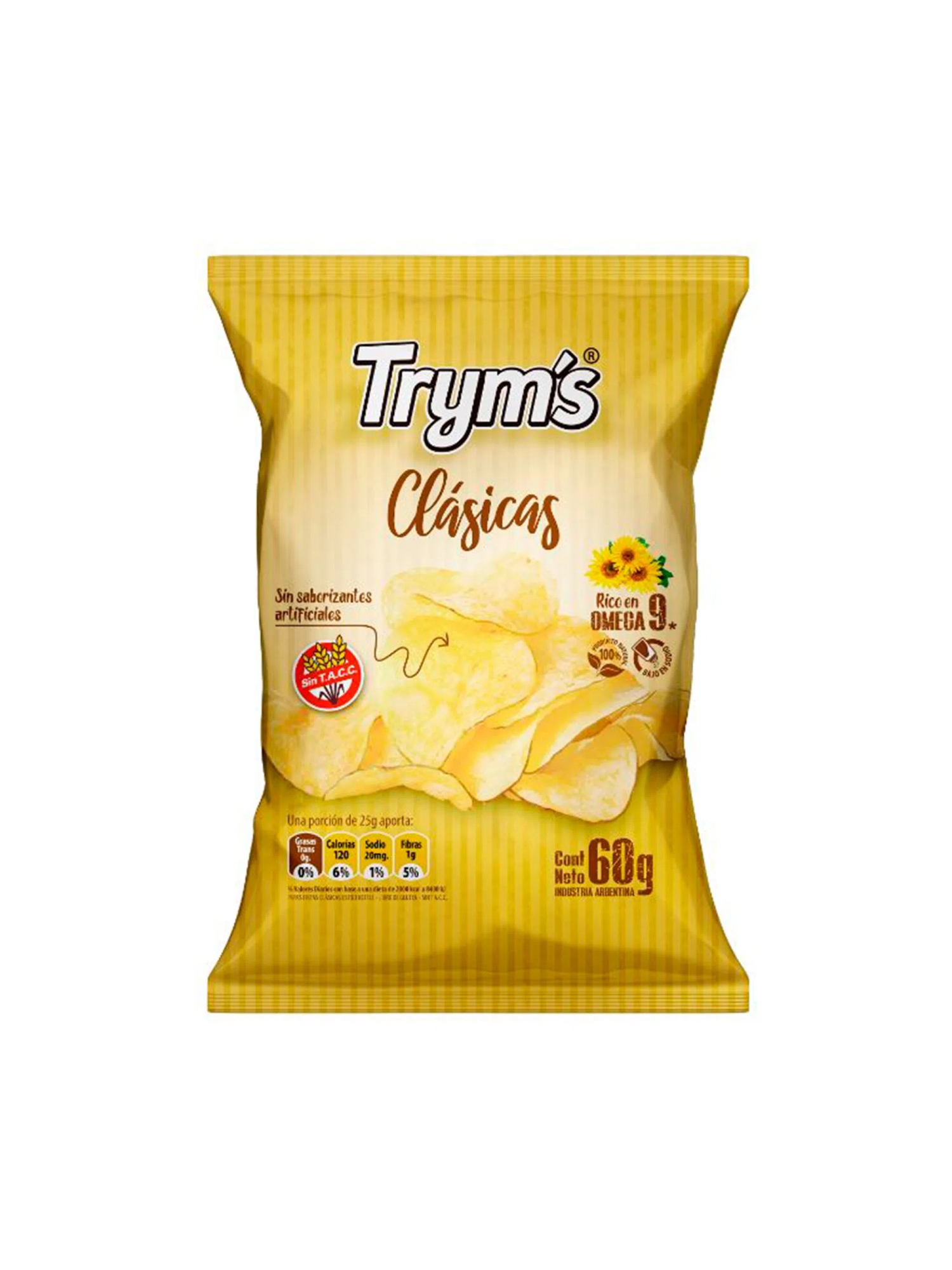 Papas fritas clasicas -sin TACC- Tryms