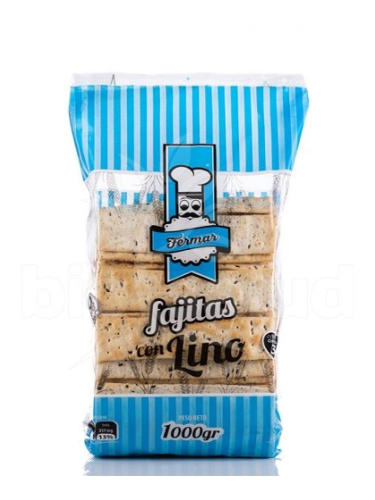 Fajitas con Lino -Fermar x 100grs