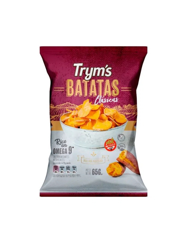 Batatas Tryms Clasicas x 65 g