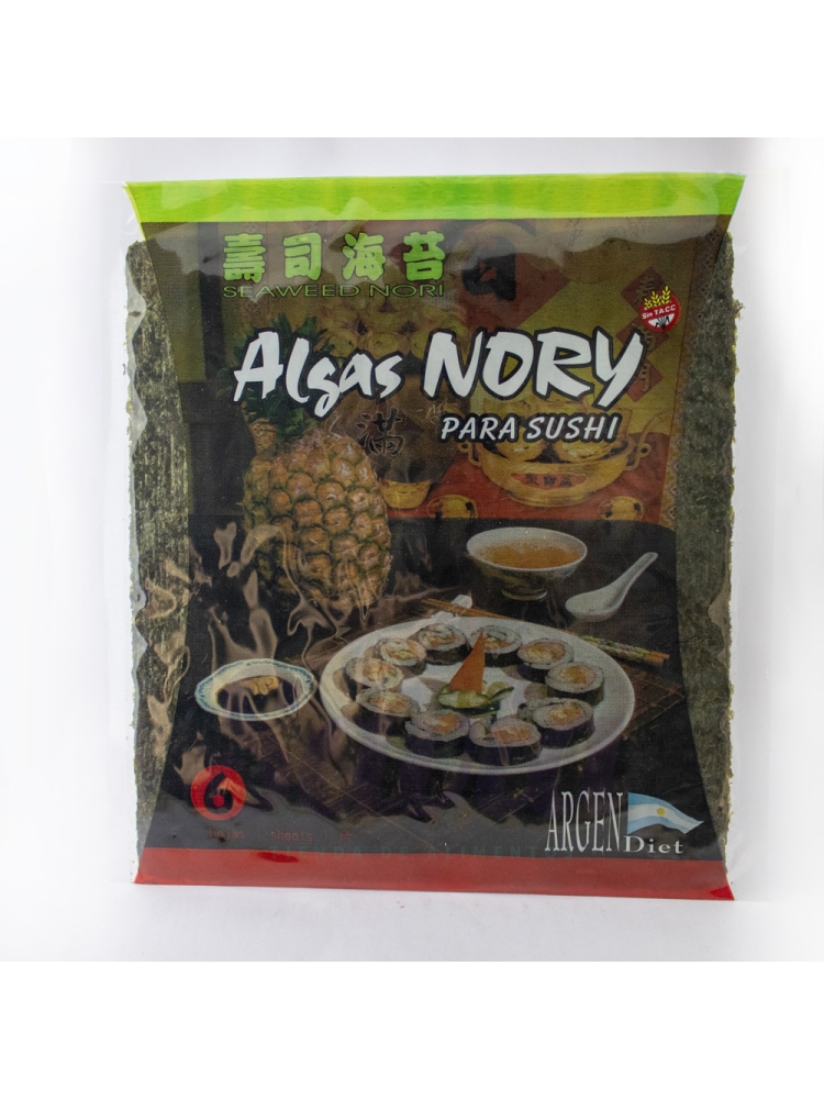 Algas Nory para Sushi x 6U - Argendiet