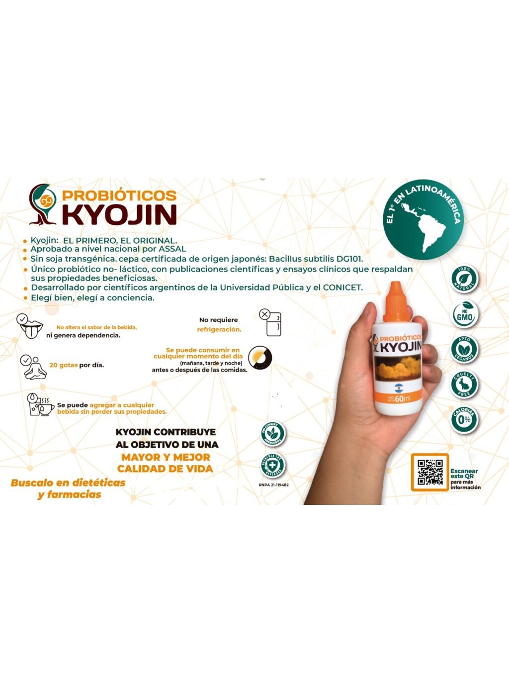 Probioticos KYOJIN  x 60 ml