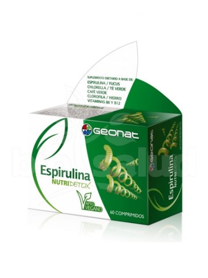 ESPIRULINA NUTRIDETOX x 60 COMP GEONAT