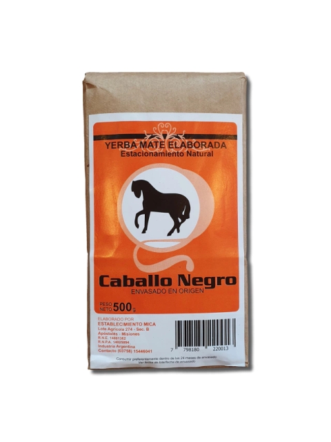 Yerba Mate Tradicional x 500 grs - Caballo  Negro