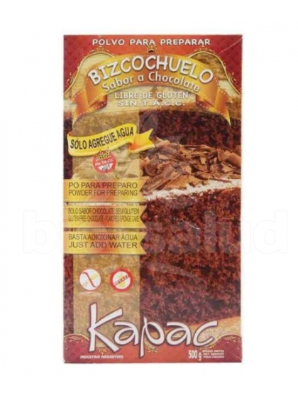 Pre Mezcla Bizcochuelo sabor a Chocolate x 500 grs.-KAPAC